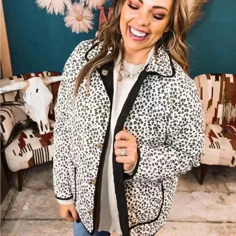 Reversible quilted jacket - Picture 4 of 14